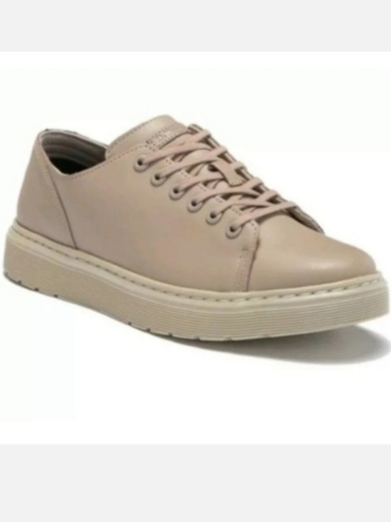 Dr. Martens Shoes - Dr. Martens Dante Leather Sneakers In Taupe Size 7